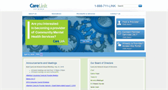 Desktop Screenshot of carelinknetwork.org